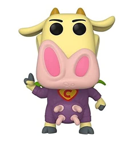 Funko Pop! Animation: Cow & Chicken - Super Cow - Collectable Vinyl Figure For Display - Gift Idea - Official Merchandise - Toys For Kids & Adults - Cartoons Fans - Model Figure For Collectors