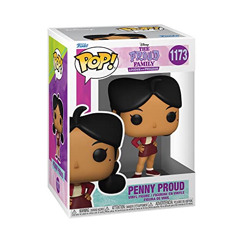 Funko Pop! Disney: The Proud Family - Penny Proud - Figura de Vinilo Coleccionable - Idea de Regalo- Mercancia Oficial - Juguetes para Niños y Adultos - TV Fans - Muñeco para Coleccionistas