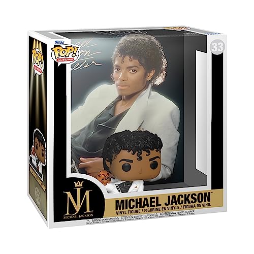 Funko POP! Albums: Michael Jackson - MJ - Thriller - Figuras Miniaturas Coleccionables Para Exhibición - Idea De Regalo - Mercancía Oficial - Juguetes Para Niños Y Adultos - Muñeco Para Coleccionistas