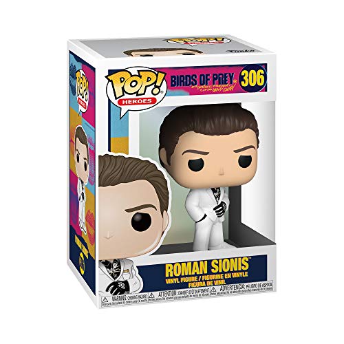 Funko Pop! Heroes: Birds of Prey - Roman Sionis - (White Suit) - 1/6 Odds For Rare Chase Variant - DC Comics - Collectable Vinyl Figure For Display - Gift Idea - Official Merchandise - Movies Fans