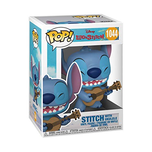 Funko Pop! Disney: Stitch with Ukulele - Lilo and Stitch - Figura de Vinilo Coleccionable - Idea de Regalo- Mercancia Oficial - Juguetes para Niños y Adultos - Movies Fans