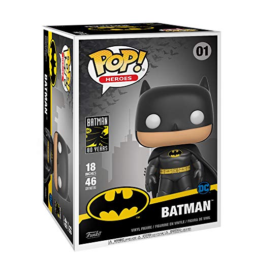 Funko Pop! Heroes: DC - 18' Batman - DC Comics - Figura de Vinilo Coleccionable - Idea de Regalo- Mercancia Oficial - Juguetes para Niños y Adultos - Comic Books Fans