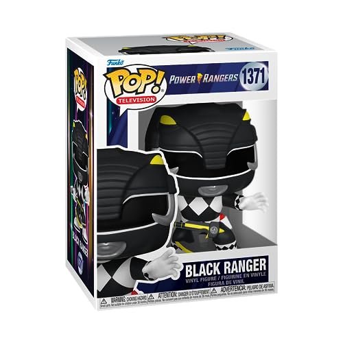 Funko Pop! TV: Mighty Morphin Power Rangers 30th - Black Ranger - Power Rangers TV - Figura de Vinilo Coleccionable - Idea de Regalo- Mercancia Oficial - Juguetes para Niños y Adultos - TV Fans