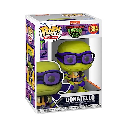 Funko Pop! Movies: Teenage Mutant Ninja Turtles (TMNT) Donatello - Tortugas Ninja - Figura de Vinilo Coleccionable - Idea de Regalo- Mercancia Oficial - Juguetes para Niños y Adultos - Movies Fans