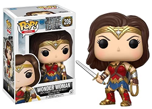 Funko POP! DC Comics: Wonder Woman Justice League - Collectable Vinyl Figure For Display - Gift Idea - Official Merchandise - Toys For Kids & Adults - Anime Fans - Model Figure For Collectors